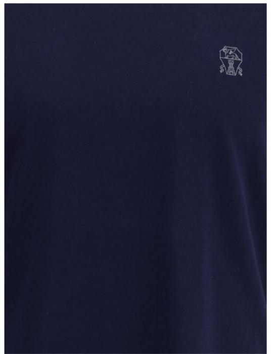 25FW 브루넬로 쿠치넬리 반팔 티셔츠 M0B138440 CD325 Blue - BRUNELLO CUCINELLI