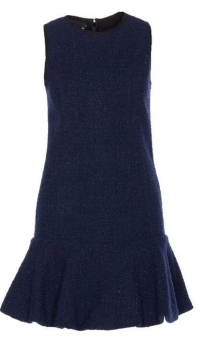 25FW 핑코 미디 원피스 ARROSTO105795 A2VLG82 Blu tenebra