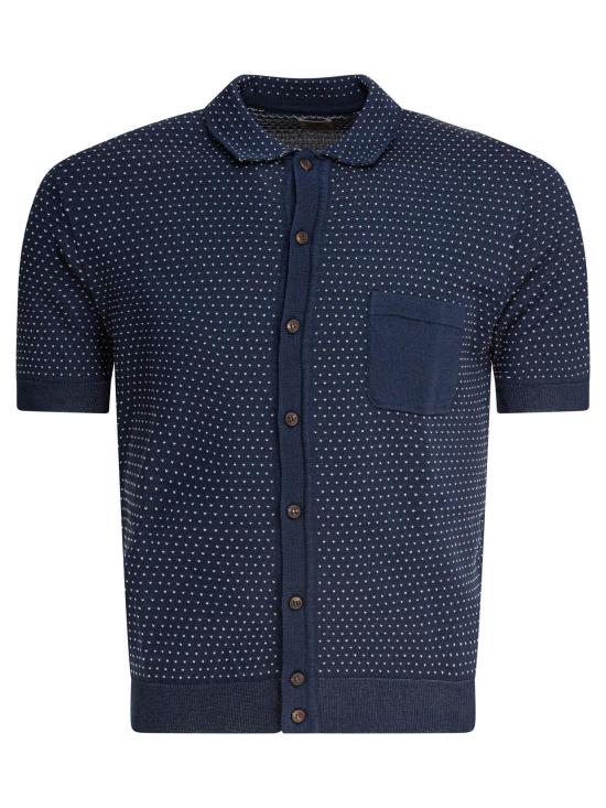 26SS 라키 반팔 셔츠 JUNEAU TK BLEU PANNA BLUE