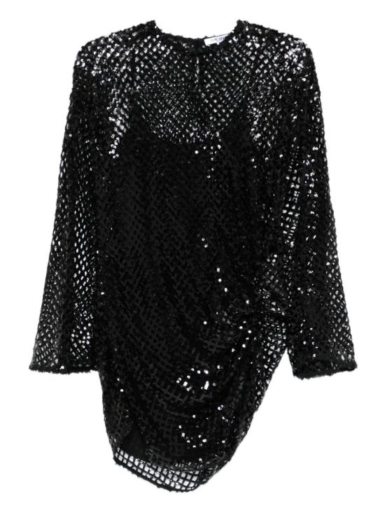 25FW 디 아티코 숏 원피스 251WCA00453 PLL009AA100 Black