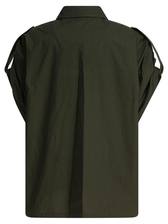 25SS 엘리 사브 블라우스 SH089NS25PO009 PALM SHADE GREEN - ELIE SAAB