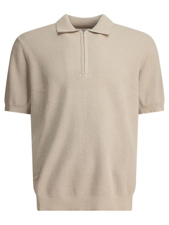 26SS 엔엔07 폴로 티셔츠 2526429634 DANNY ZIP POLO 6429ECRU BEIGE