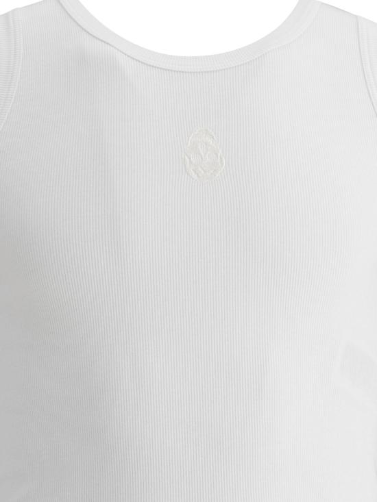 25SS 알렉산더 맥퀸 민소매 티셔츠 815098 QXAA99000 WHITE - ALEXANDER MCQUEEN