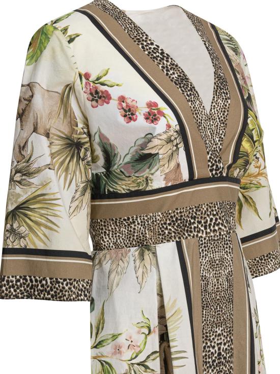 25SS 엘리 사브 롱 원피스 D0716PS25PO013 FOULARD GREEN - ELIE SAAB