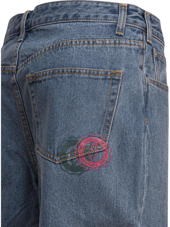 25SS THISISNEVERTHAT® 데님 숏팬츠 GD251DSO5S01 WASHED BLUE - THISISNEVERTHAT