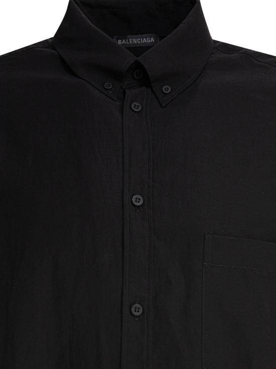 25SS 발렌시아가 블라우스 831656 TRO371000 BLACK - BALENCIAGA