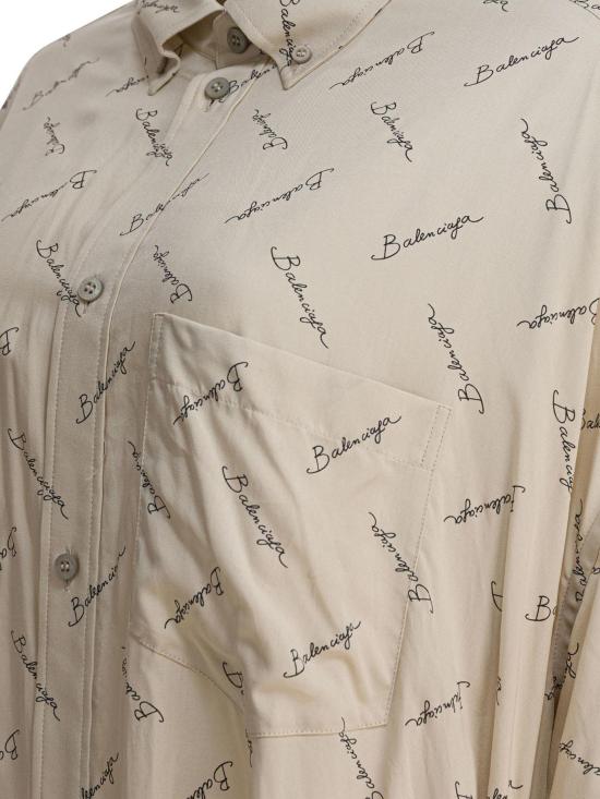 25SS 발렌시아가 블라우스 773300 TRLB19711 BEIGE - BALENCIAGA