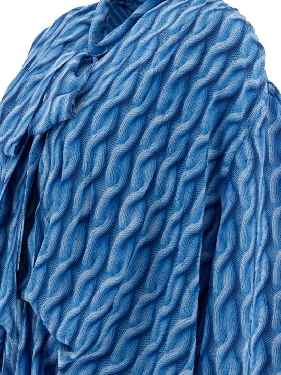 25SS 발렌시아가 원피스 814150 TRLB44011 BLUE - BALENCIAGA