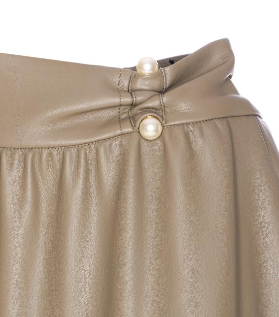 25FW 리우조 롱 스커트 CF5015E0624 X0707 Green - LIU JO