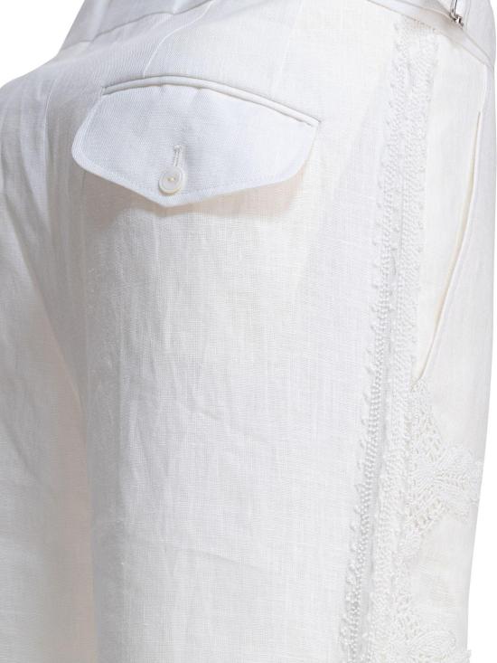 25SS 보디 스트레이트 팬츠 MRS25BT008 WHITE - BODE