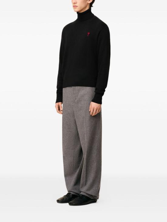 25FW 아미 터틀넥 H25HKS827 001009H25 Noir rouge - AMI