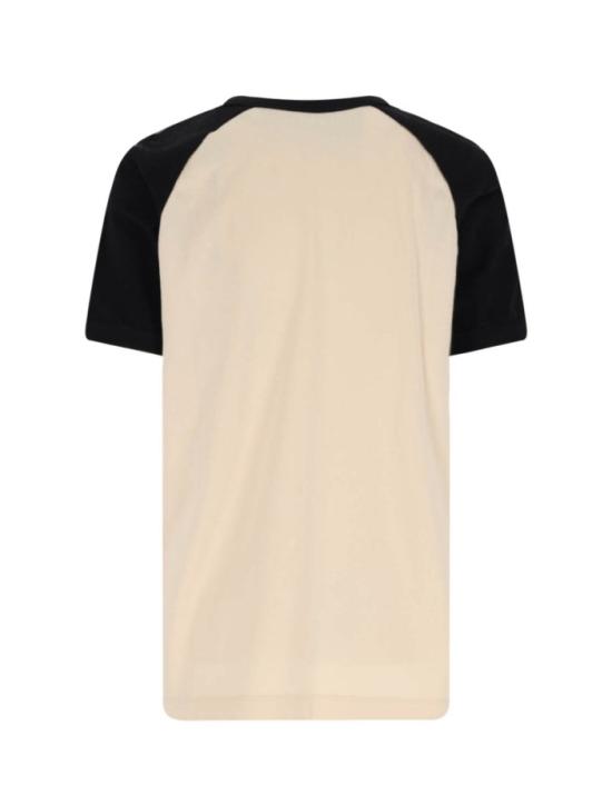 25FW 발렌티노 가라바니 반팔 티셔츠 7V3MG17D AYCQT3 Burro nero - VALENTINO GARAVANI