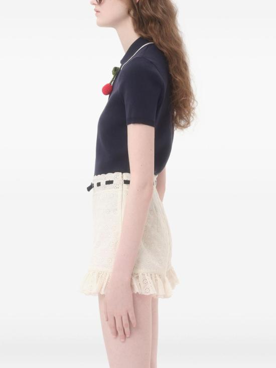 25FW 발렌티노 가라바니 폴로 티셔츠 7B3KC65F 9EQ671 Navy avorio - VALENTINO GARAVANI