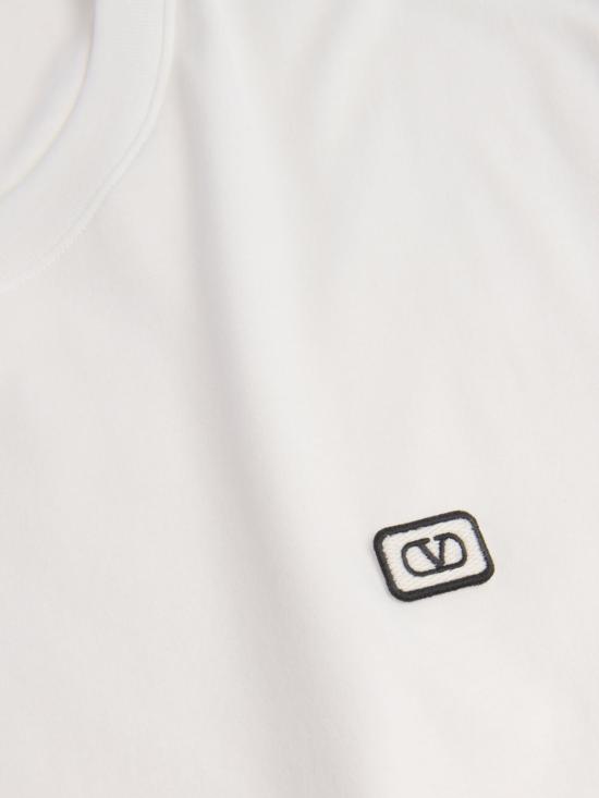 25FW 발렌티노 가라바니 반팔 티셔츠 7V3MG10V AQ8A03 Ivory - VALENTINO GARAVANI