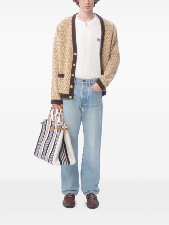 25FW 발렌티노 가라바니 반팔 티셔츠 7V3MG10V AQ8A03 Ivory - VALENTINO GARAVANI