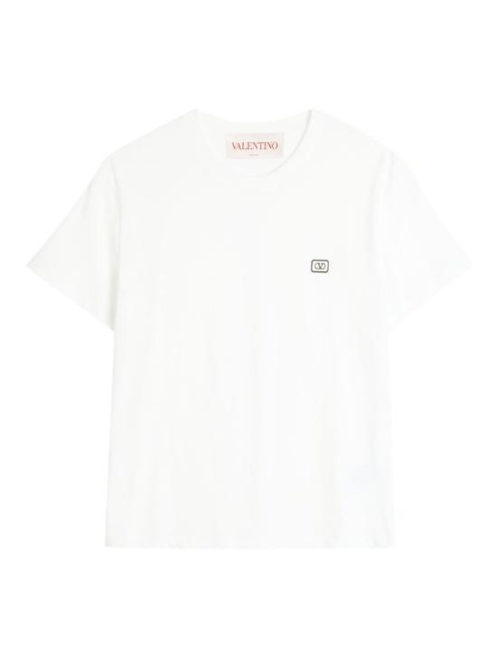 25FW 발렌티노 가라바니 반팔 티셔츠 7V3MG10V AQ8A03 Ivory - VALENTINO GARAVANI