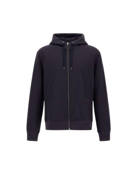 25FW 에르노 후드 티셔츠 JC00021UR 560209200 Blue - HERNO