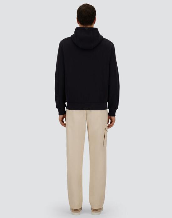 25FW 에르노 후드 티셔츠 JC00021UR 560209200 Blue - HERNO