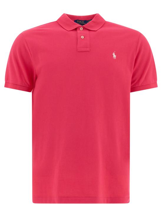 25SS 폴로 랄프로렌 폴로 티셔츠 710782592007HOT PINK C2740 Pink