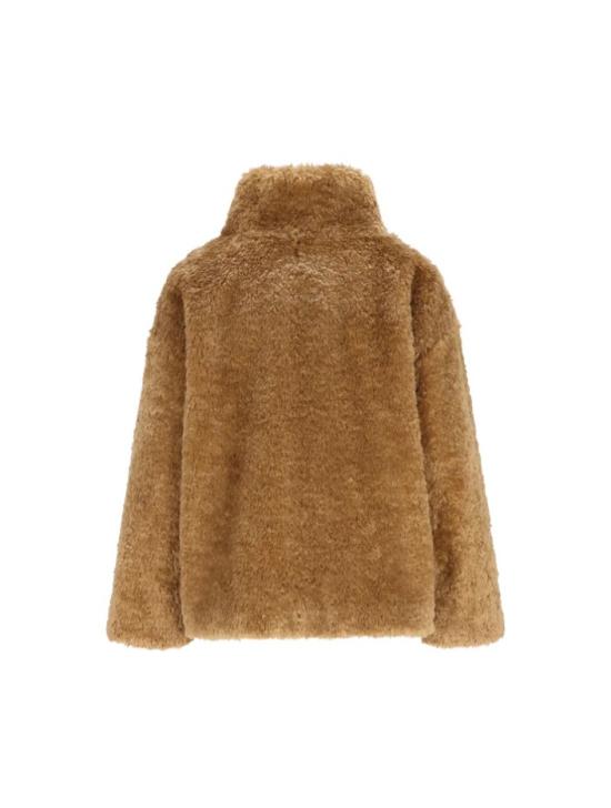 25FW 에르노 하이 카라 포우 퍼 코트 GI000331D 124212000 Sand - HERNO