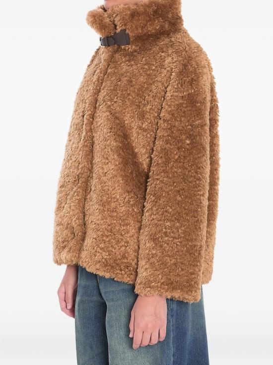 25FW 에르노 하이 카라 포우 퍼 코트 GI000331D 124212000 Sand - HERNO