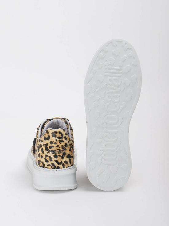  로베르토 카발리 플랫 슈즈 22408F Animal Print - ROBERTO CAVALLI