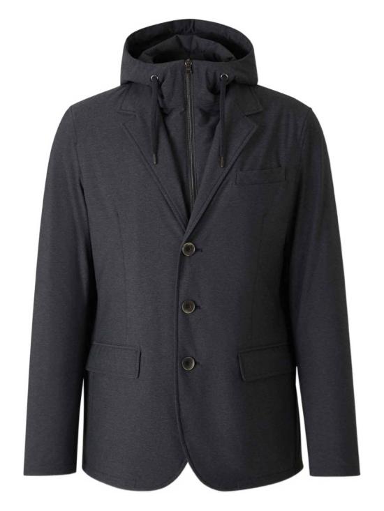 25FW 에르노 스트레치 컴포트 나일론 리조트 블레이저 GA00018UR 12742S9490 Anthracite