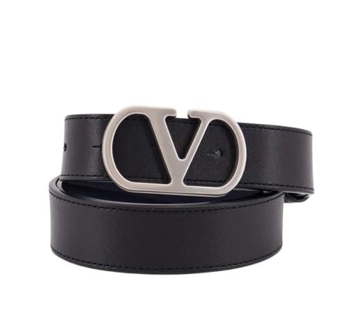 25FW 발렌티노 가라바니 가죽 벨트 7Y2T0SQ3 UPCM77 Nero marine