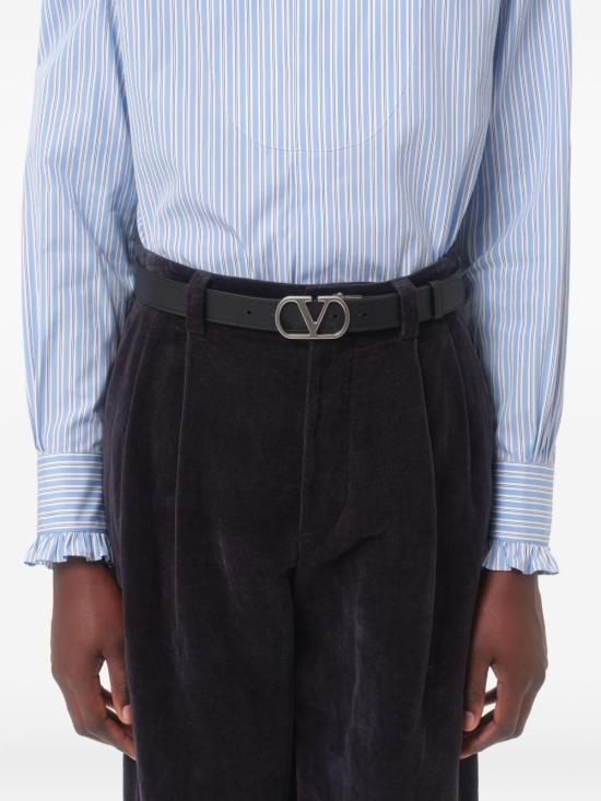 25FW 발렌티노 가라바니 가죽 벨트 7Y2T0SQ3 UPCM77 Nero marine - VALENTINO GARAVANI