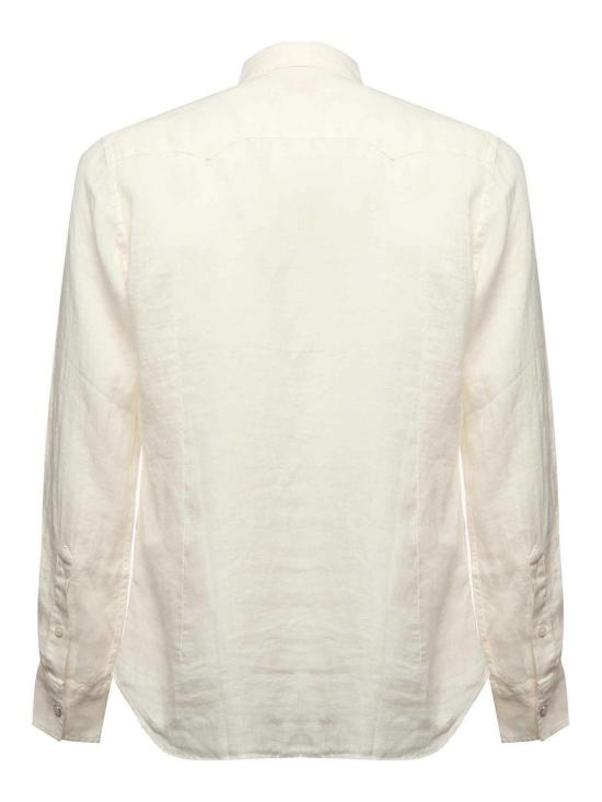 25FW 세인트바쓰 긴팔 셔츠 GRG000101033H Beige - MC2 SAINT BARTH