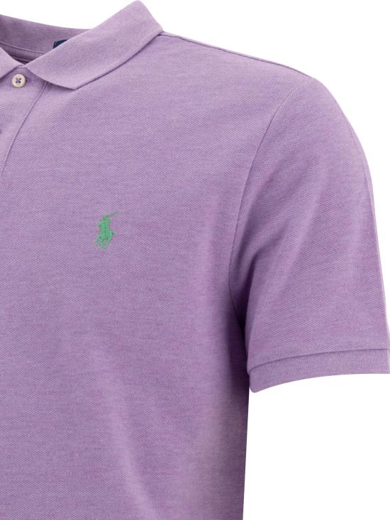 25SS 폴로 랄프로렌 폴로 티셔츠 710680784370PASTEL PURPLE HEATHER Purple - POLO RALPH LAUREN