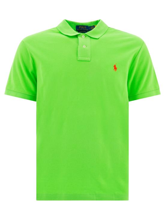 25SS 폴로 랄프로렌 폴로 티셔츠 710782592019KIWI LIME C3867 Green