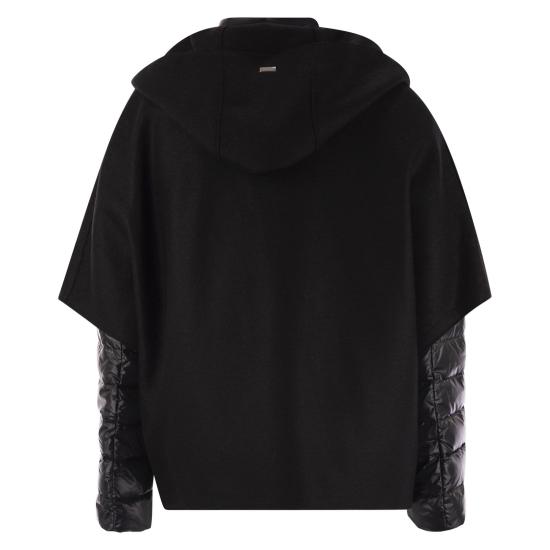 25FW 에르노 케이프 PI00154DR BLACK - HERNO