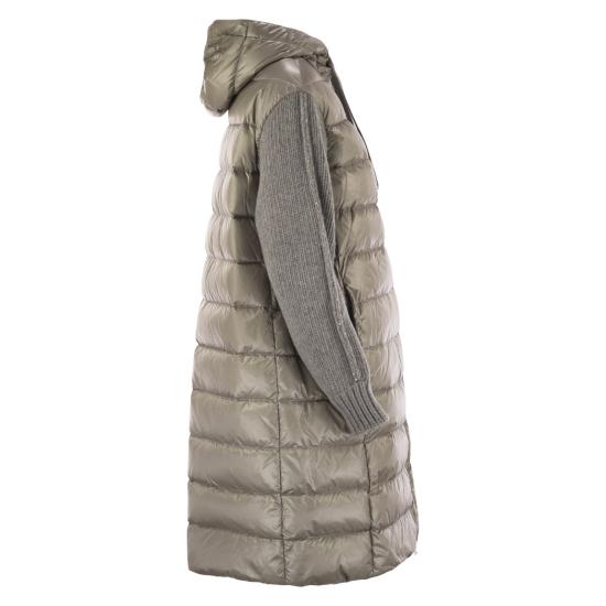 25FW 에르노 RESORT PUFFER 리조트 퍼퍼 울 슬리브 다운 재킷  PI00140DR LIGHT GREY - HERNO