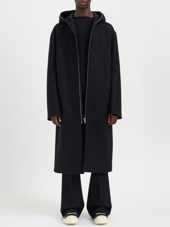 25FW 릭 오웬스 트렌치 코트 MRU02E1979WSF09 Black - RICK OWENS