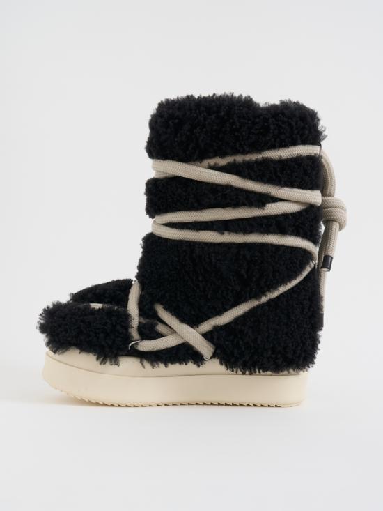 25FW 릭 오웬스 부츠 MRU02E1857LSHPW391 Black - RICK OWENS