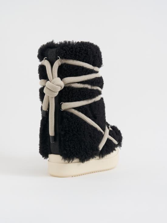 25FW 릭 오웬스 부츠 MRU02E1857LSHPW391 Black - RICK OWENS