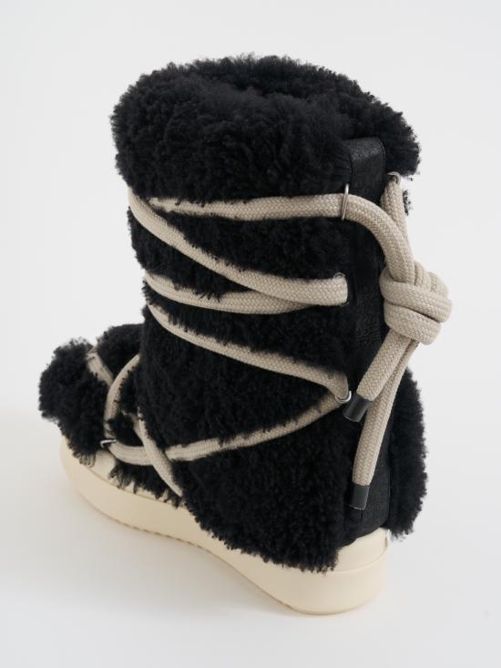 25FW 릭 오웬스 부츠 MRU02E1857LSHPW391 Black - RICK OWENS