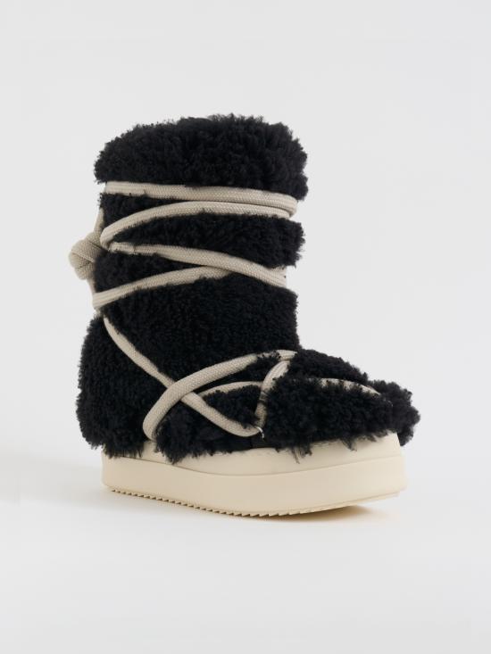 25FW 릭 오웬스 부츠 MRU02E1857LSHPW391 Black - RICK OWENS