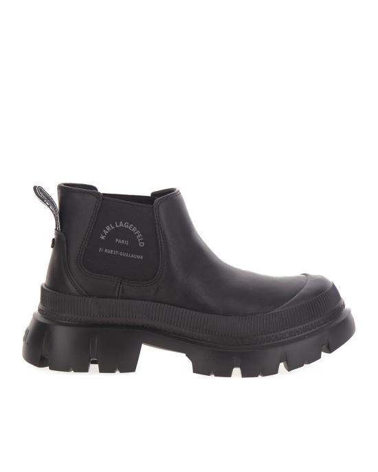 26SS 칼라거펠트 부츠 KL43530 000 Black Lthr NERO