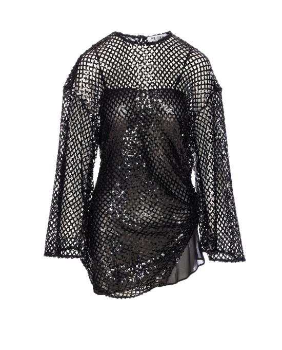 25FW 디 아티코 숏 원피스 251WCA00453 PLL009AA100 Black