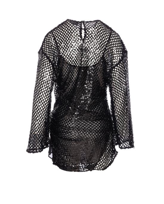 25FW 디 아티코 숏 원피스 251WCA00453 PLL009AA100 Black - THE ATTICO