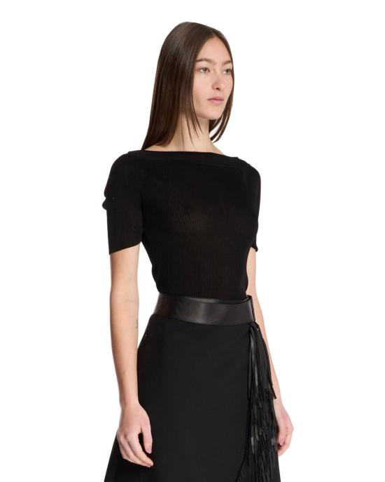 25SS 케이트 반팔 티셔츠 9714435200 NEGRO - KHAITE