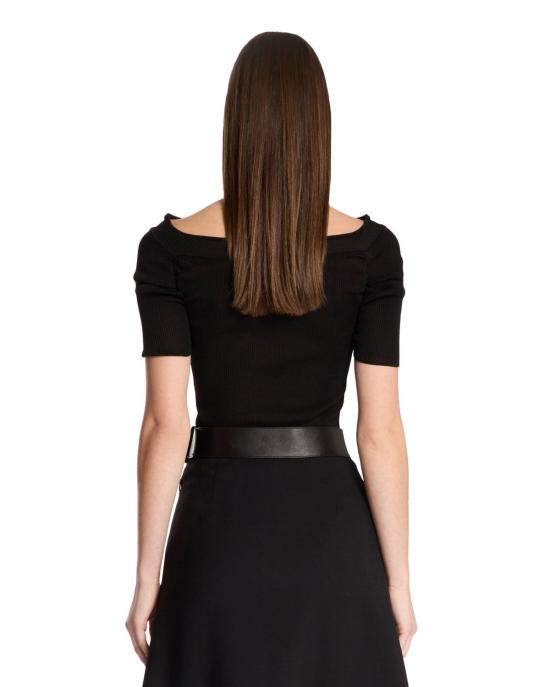 25SS 케이트 반팔 티셔츠 9714435200 NEGRO - KHAITE