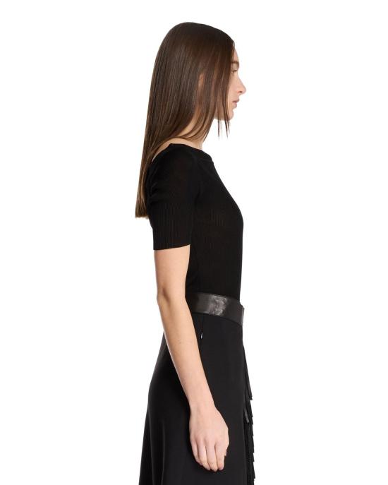 25SS 케이트 반팔 티셔츠 9714435200 NEGRO - KHAITE