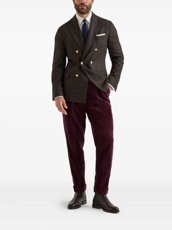 25FW 브루넬로 쿠치넬리 수트 자켓 MV4167BPDG C040 BROWN - BRUNELLO CUCINELLI