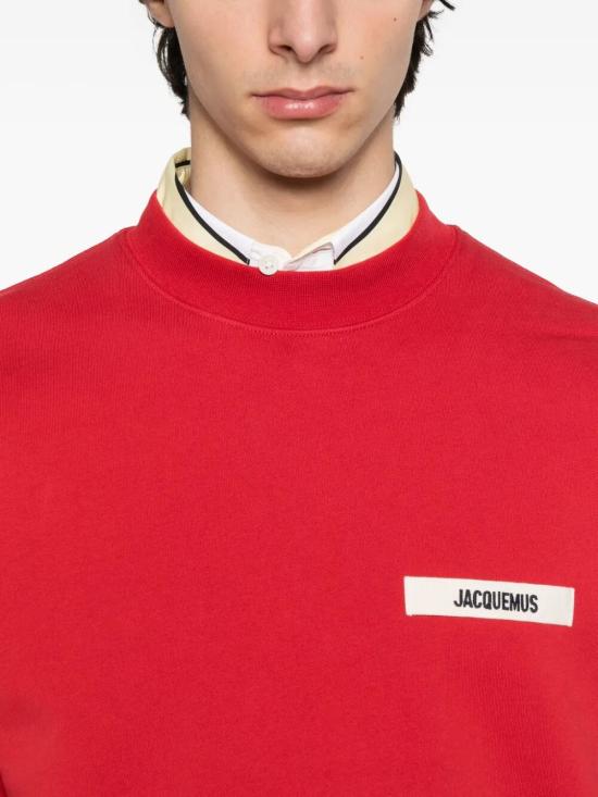 25FW 자크뮈스 스웨터 SSM00206AJ00126 480 RED - JACQUEMUS