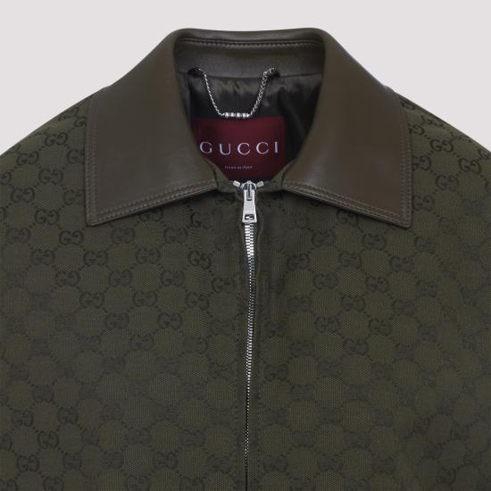 25FW 구찌 GG 캔버스 자켓 826626Z8B1O 3602 GREEN - GUCCI