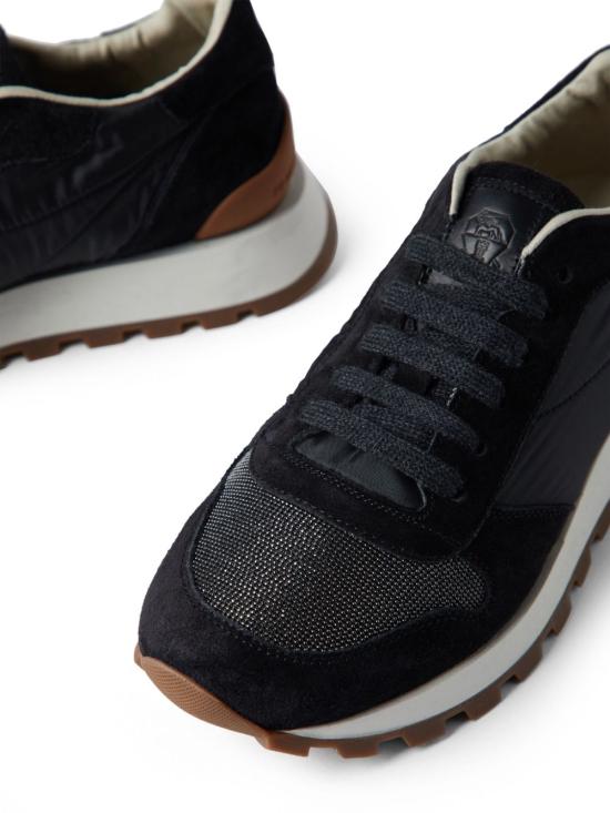 25FW 브루넬로 쿠치넬리 스니커즈 MZSFG1960 C101 Black - BRUNELLO CUCINELLI