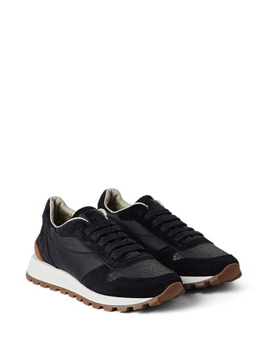 25FW 브루넬로 쿠치넬리 스니커즈 MZSFG1960 C101 Black - BRUNELLO CUCINELLI